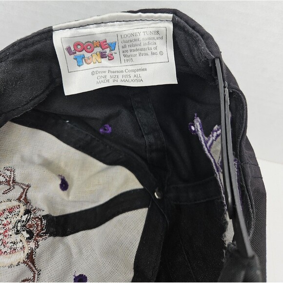 Vintage 1993 TAZ Tasmanian Devil Looney Tunes Snapback Hat Cap Warner Bros. - Picture 7 of 7